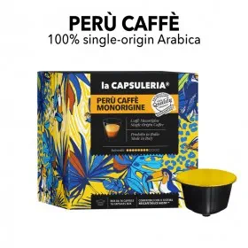 Perù Caffè (single origin 100% arabica) 48 Capsules compatible with Nescafè Dolce Gusto machines