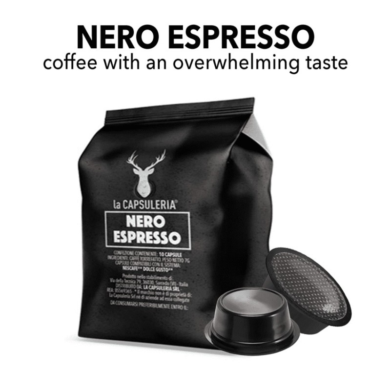 Lavazza A Modo Mio compatible capsules - Caffè Nero Espresso