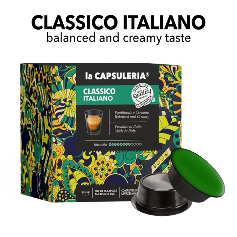 Lavazza A Modo Mio compatible capsules - Caffè Classico Italiano